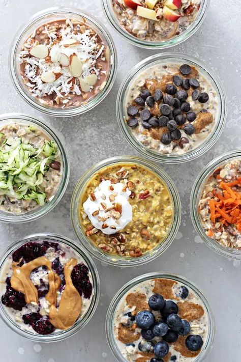 Gluten Free Overnight Oats, Dairy Free Overnight Oats, Breakfast Overnight Oats, Breakfast Overnight, Best Overnight Oats Recipe, Vegan Overnight Oats, Oat Recipes Healthy, Overnight Oats Recipe Healthy, Dairy Free Breakfasts