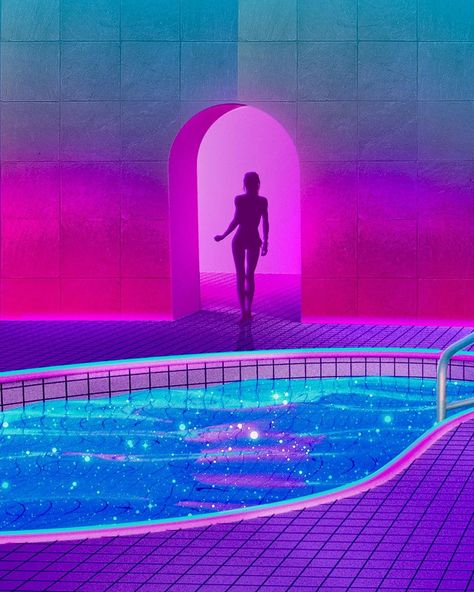 Trillwave Aesthetic, Vaporwave Typography, Shifting Wr, Vaporwave Halloween, Pastel Vaporwave Aesthetic, Vapour Wave, Bed Chem, Retrowave Aesthetic, Neon Noir