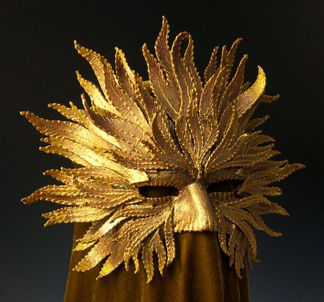 King Mask, The Sun King, Gold Masquerade Mask, Sun King, Gold Mask, Mask Masquerade, Half Mask, Venetian Masks, Masks Art