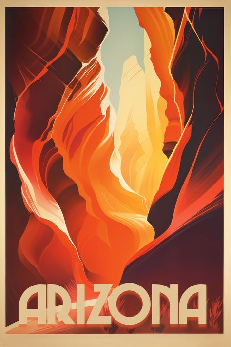 Arizona Travel Poster, Arizona Souvenir, Southwest Print, Office Decor, Living Room Decor, Travel Art, Pop Art, Travel Print, Birthday Gift, Arizona scenery, Travel art print, Arizona art print, Travel poster, Antelope Canyon, Sedona Red Rocks, Horseshoe Bend, Desert Art Print, Retro Wall Art Arizona Graphic Design, Arizona Desert Aesthetic, Arizona Illustration, Arizona Scenery, Arizona Artwork, Arizona Poster, The Wave Arizona, Arizona Graphic, Arizona Aesthetic