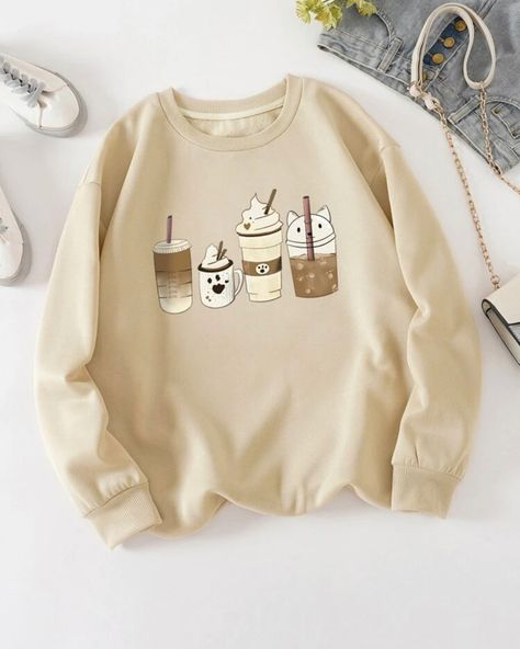 Plus Size Sweatshirts, Stylish Hoodies, Cute Dress Outfits, Cute Preppy Outfits, Easy Trendy Outfits, Round Neck Sweatshirts, Casual Stylish, Really Cute Outfits