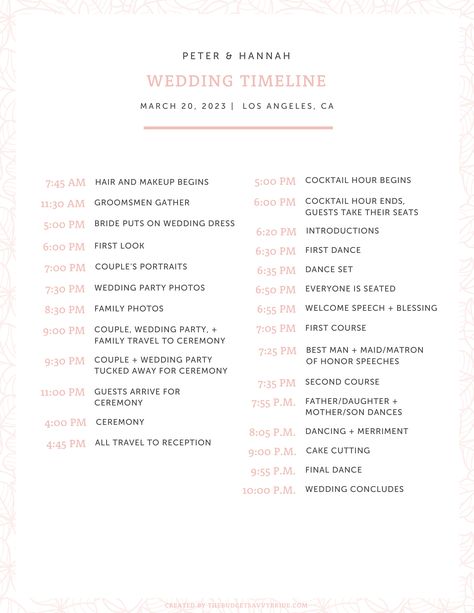 free printable wedding day timeline template Wedding Day Of Timeline Template, Day Of Timeline Wedding Template, Wedding Day Schedule Template, Wedding Timeline Template Free, Wedding Templates Printable Free, Wedding Day Itinerary Template, Itinerary Template Free, Wedding Day Timeline Template, Reception Timeline