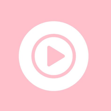 Youtube music logo in pink colour Apple Icon Aesthetic, Youtube Music Icon, Homescreen Homescreen, Pink Apps, App Widget, Aesthetic Android, Pink Ios, Pale Aesthetic, Aesthetic Homescreen