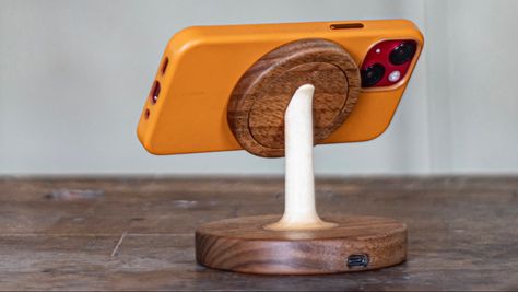 Magsafe Stand, Magsafe Charger, I Messed Up, Tung Oil, Support Telephone, Charging Dock, Product Ideas, Neodymium Magnets, Phone Stand