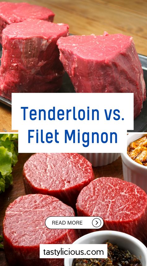 tenderloin vs filet mignon | pork tenderloin vs filet mignon | beef tenderloin vs filet mignon price | keto dinner recipes | healthy lunch ideas | dinner ideas | breakfast ideas | easy healthy dinner recipes Tenderloin Tips Recipe, Fillet Steak Recipes, Tenderloin Steak Recipes, Beef Tenderloin Filet Mignon, Beef Fillet Recipes, Filet Mignon Recipes Grilled, Breakfast Ideas Easy Healthy, Filet Mignon Roast