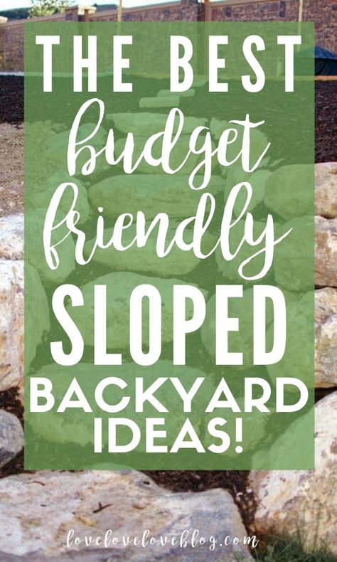 Sloped Backyard Ideas, Steep Backyard, Backyard Retaining Walls, Sloped Backyard Landscaping, Terraced Landscaping, Terraced Backyard, Landscaping A Slope, Landscaping On A Hill, Backyard Ideas For Small Yards