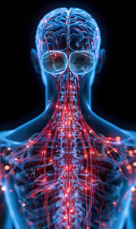 Neural pathways: nervous system - delving into the pathways of sensation and coordination, understanding how the nervous royalty free stock image Sensory Science, Neural Pathways, Network Icon, Nervous System, Stock Images Free, Photo Image, Royalty, Thailand, Royalty Free