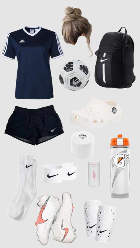 soccer outfit #outfit #outfitinspo #fyp What To Wear To Football Training, What To Wear For Soccer Practice, Soccer Date Outfit, Soccer Things You Need, Soccer Outfit Ideas, Outfits For Soccer Practice, Girls Soccer Outfit, Soccer Girl Outfits For Practice, Soccer Outfits Aesthetic