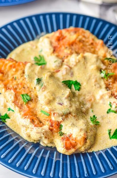 Air Fryer Creamy Garlic Chicken Shredded Chicken Nachos, Ranch Chicken Casserole, Creamy Garlic Chicken, Creamy Garlic Sauce, Buttermilk Fried Chicken, Air Fried Chicken, Air Fryer Recipes Easy, Best Chicken Recipes, Air Fryer Chicken