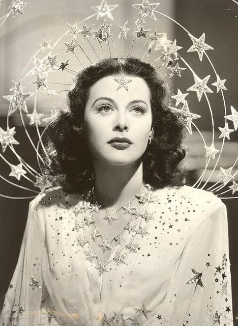 Hedy Lamarr is amazing.  She's the brainy beauty who invented frequency hopping -- it helped to win WW2, and is the technology responsible for your cell phone! Hedy Lamarr, White Photo, A Black, A Woman, Black And White, Stars, White, Black