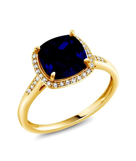 Gem Stone King Available Engagement Sapphire And Diamond Engagement Ring, Engagement Ring For Women, Yellow Gold Ring, Gem Stone, Ring For Women, Womens Engagement Rings, Yellow Gold Rings, Diamond Engagement Ring, Aesthetic Wallpaper