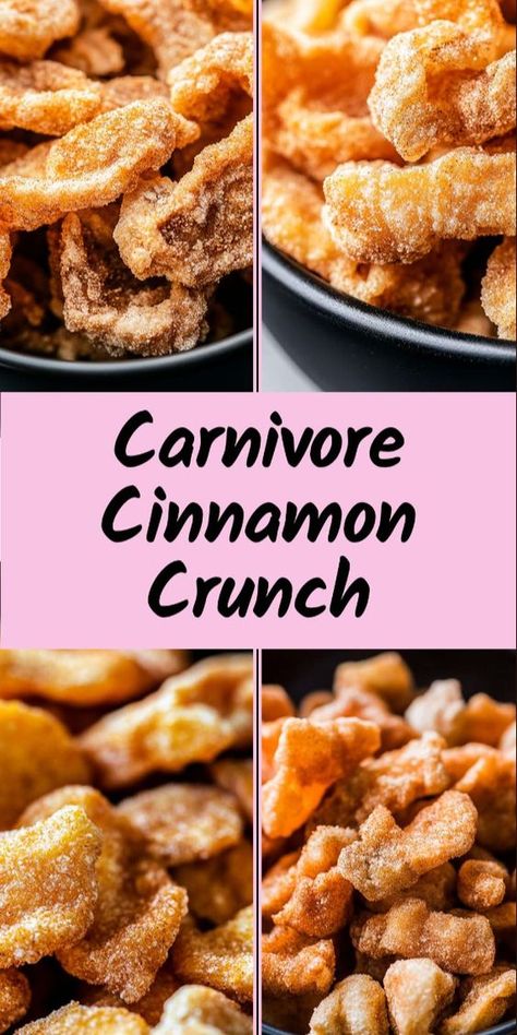 Discover the ultimate carnivore snack with my cinnamon crunch recipe! This easy carnivore meal idea combines the warmth of cinnamon with a satisfying crunch. Perfect for your carnivore diet meal plan. Save this pin for later and visit the site for the full recipe. Don't forget to follow for more carnivore diet recipes! Carnivore Desert Ideas, Carnival Diet Recipes, Carnivore Sweet Snacks, Carnivore Ham Recipes, Carnivore Diet Sweet Snack, Carnivore Diet Treats, Recipes For Carnivore Diet, Carnivore Camping Food, Carnivore Cinnamon Rolls