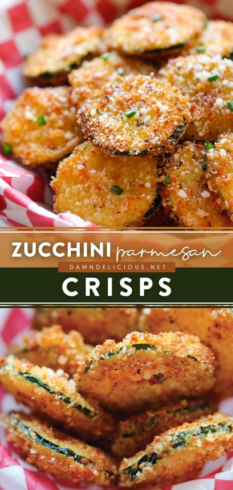 Zucchini Parmesan Crisps, Zucchini Parmesan, Parmesan Crisps, Root Vegetable, Tasty Vegetarian Recipes, Vegetarian Snacks, Lost 100 Pounds, Vegetarian Recipes Healthy, Veggie Dishes