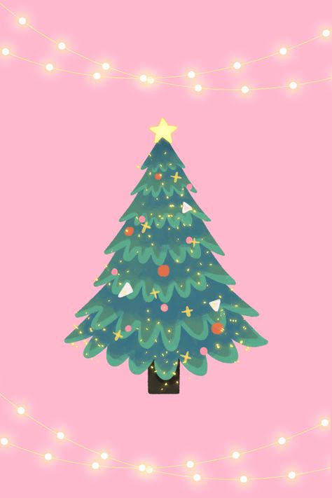 Christmas Backrounds, Pink Christmas Iphone Wallpaper, Christmas Wallpaper Ipad, Christmas Tree Wallpaper, Christmas Wallpaper Backgrounds, Xmas Wallpaper, Preppy Christmas, Cute Christmas Wallpaper, Christmas Phone Wallpaper