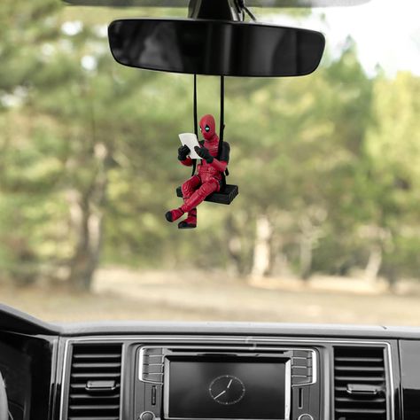 Accessories For Car, Car Mirror Hanging Accessories, Car Hanging Accessories, Decoration Mirror, Car Life Hacks, Car Accessories For Guys, Ad Car, Rear View Mirror Accessories, Mirror Hanging