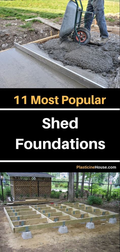 Shed Foundation Ideas, Architecture Renovation, Backyard Storage Sheds, Diy Storage Shed, Shed Construction, Shed Base, Backyard Storage, Shed Building Plans, Diy Shed Plans