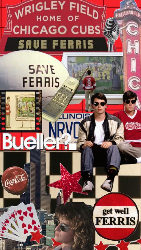 save bueller! #ferrisbuellersdayoff #ferisbueller #movie #wallpaper #ferris #cameronfrye #jeaniebueller Ferris Buellers Day Off Wallpaper, Jeanie Bueller, Off Wallpaper, Ferris Bueller’s Day Off, John Hughes Movies, Save Ferris, Life Moves Pretty Fast, Ferris Bueller, 80s Theme