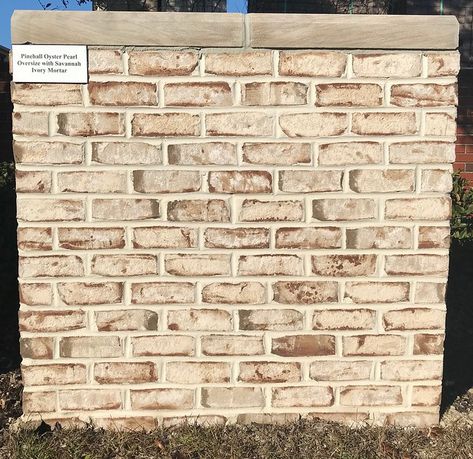 Oyster Pearl OST | Pine Hall Brick Sales | Flickr Pine Hall Brick, Brick Exterior House, Oyster Pearl, Brick Colors, Waterfront Homes, Exterior Brick, Brick House, Future House, Lake House