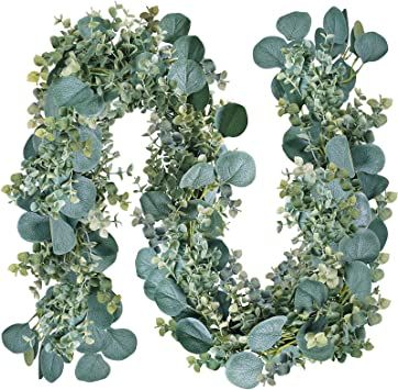 Backdrop Garland, Greenery Wall Decor, Artificial Eucalyptus Garland, Ivy Wall, Faux Eucalyptus, Dollar Eucalyptus, Feuille Eucalyptus, Wedding Ceremony Arch, Silver Dollar Eucalyptus