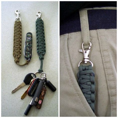 DIY Men Gift Ideas {Just for HIM}...Men keychain    Make a braided lanyard keychain with cord. Something that is for sure handy. Diy Gifts For Christmas, Fathers Gifts, Homemade Valentines Gift, Diy Father's Day, Pola Macrame, Homemade Fathers Day Gifts, Diy Gifts For Men, Boyfriend Crafts, Mens Keychains