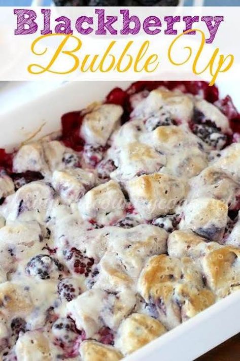 Fall Berries, Blackberry Recipes, Canned Biscuits, Country Cook, Bubble Up, The Country Cook, Blueberry Recipes, Country Cooking, Cobbler Recipes