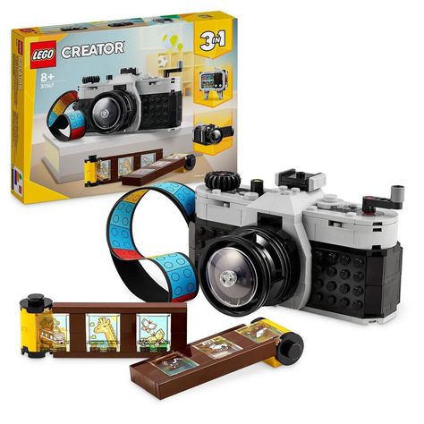 LEGO 2024 sets revealed: Creator, City, DREAMZzz, more Kids Bedroom Accessories, Lego Creator Sets, Lego Creative, Toy Camera, Retro Camera, Buy Lego, Retro Videos, Lego Creator, Photography Gifts