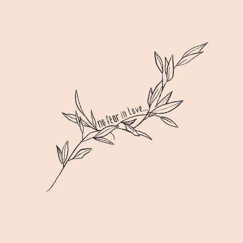 John 1:16 Tattoo, Olive Branch Scripture Tattoo, Olive Branch Line Art Tattoo, Olive Branch Bible Verse Tattoo, Olive Branch With Words Tattoo, No Fear In Love Tattoo, Christian Love Tattoo, Rooted In Love Tattoo, Olive Branch Tattoo With Words