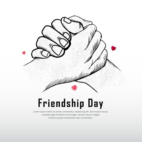 Friendship Pics Cartoon, Friendship Day Ideas, Friendship Day Photos, Friendship Poster, Friendship Pics, Hand Shake, Friends Clipart, Silhouette Paper, Birthday Wishes For Friend