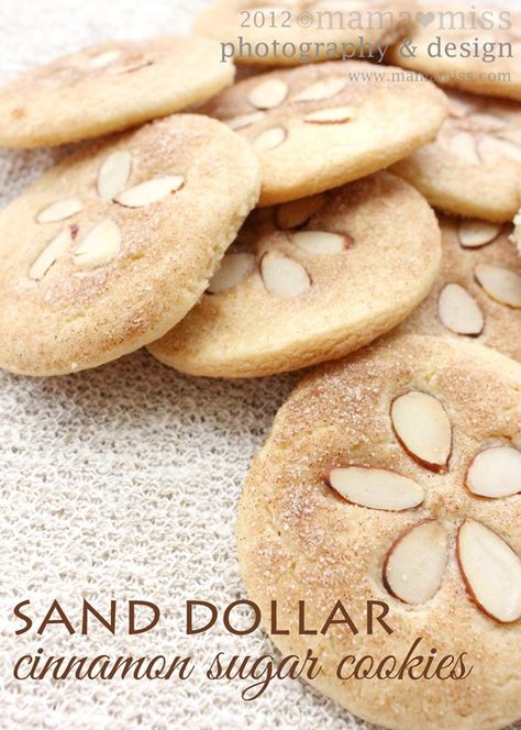 Sand Dollar Cookies, Cinnamon Sugar Cookies, Cinnamon Cookies, Think Food, Köstliche Desserts, Sand Dollar, Coffee Cafe, Cinnamon Sugar, Sweets Treats