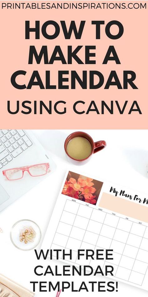 Make a calendar, design your own planner, design a calendar, free calendar templates, Canva tutorial, how to make a printable calendar using Canva Canva Clipart, Making A Calendar, Canva Printables, Design Your Own Planner, Calendar Inspiration, Canva Tutorials, Inkscape Tutorials, Make A Calendar, Free Calendar Template