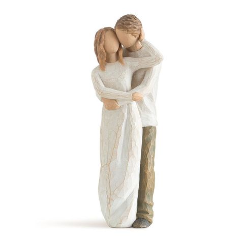 Couple Together In Love Figurine Engagement Sculpture Wedding Gift Willow Tree 648865021893 | eBay Body Gestures, Willow Tree Angels, Willow Tree Figurines, Family Ornaments, Angel Tree, Tree Sculpture, Willow Tree, Mother And Father, Gift Collections