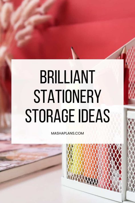 Stationery Storage Ideas, Bullet Journal Supplies, Stationary Storage, Office Supply Storage, Stationary Organization, Stationary Supplies, Journal Supplies, Stationery Storage, Stationery Organization