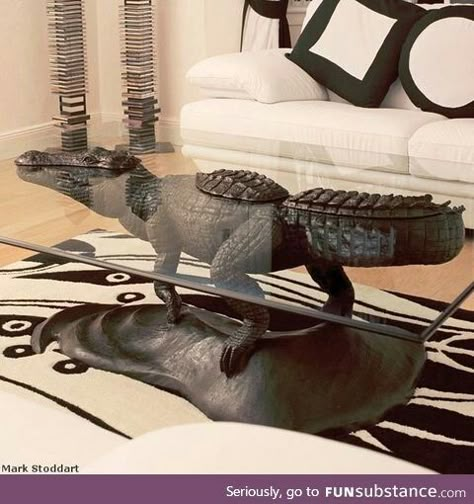 Animal Coffee Table, Quirky Home Decor, Funky Furniture, Gothic House, Dream House Decor, Bronze Sculpture, Unique Furniture, Dream Home Design, House Inspiration