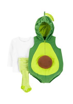 This adorable avocado costume from Carter's is a fun new addition to their little wardrobe. Wear it for Halloween, playtime, or just for giggles. | Carter's Kids Baby Avocado Costume Set, Green, 12 Months Baby Avocado Costume, Avocado Halloween Costume, Avocado Costume, School Uniform Shoes, Bodysuit Shirt, Carter Kids, Baby Unisex, Boy Halloween Costumes, Carters Baby Boys