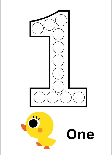 DO a Dot for Number 1-5 worksheets for babies who like duckies. Number 1 Worksheets For Toddlers, Number 1 And 2 Activities For Preschool, Numbers 1-5 Worksheets, Number 1 Crafts For Toddlers, Number 2 Preschool Activities, Number 1 Crafts Preschool, Number 1 Activities, Number 1 Worksheets For Preschool, Number 1 Craft