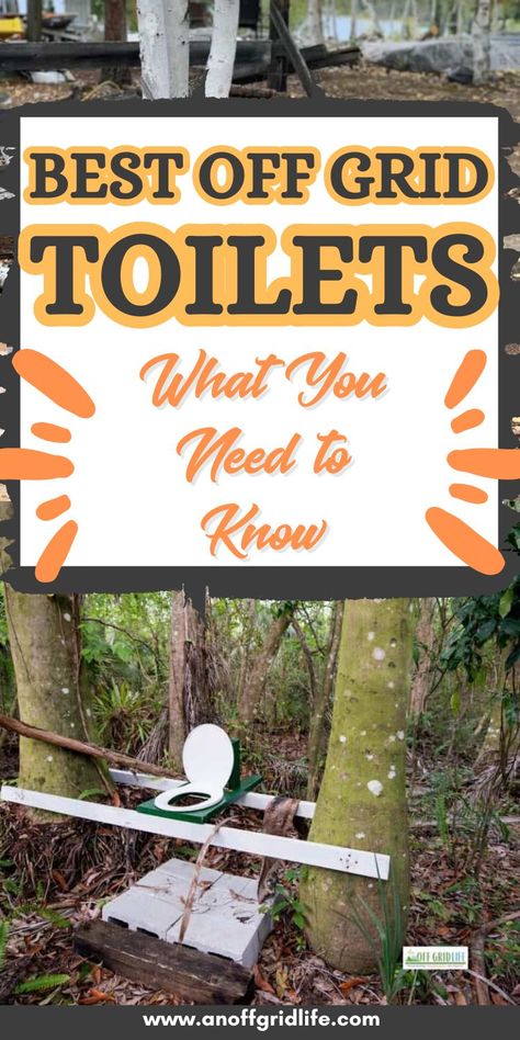 Best Off Grid Toilets: What You Need to Know. Off Grid Toilet System, Life Off The Grid, Living Off The Grid How To Start, Off Grid Living Ideas Diy Projects, Off Grid Living For Beginners, Off Grid Plumbing, Outdoor Plumbing, Off The Grid Living, Living Off Grid