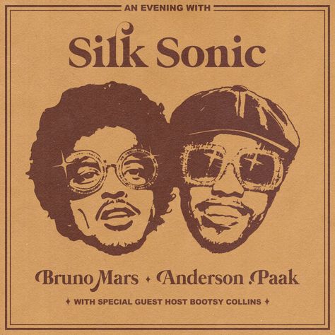 An Evening With Silk Sonic, Bruno Mars Album, Bruno Mars Anderson Paak, Bruno Mars Songs, Sonic R, Versace On The Floor, Silk Sonic, Bootsy Collins, Anderson Paak