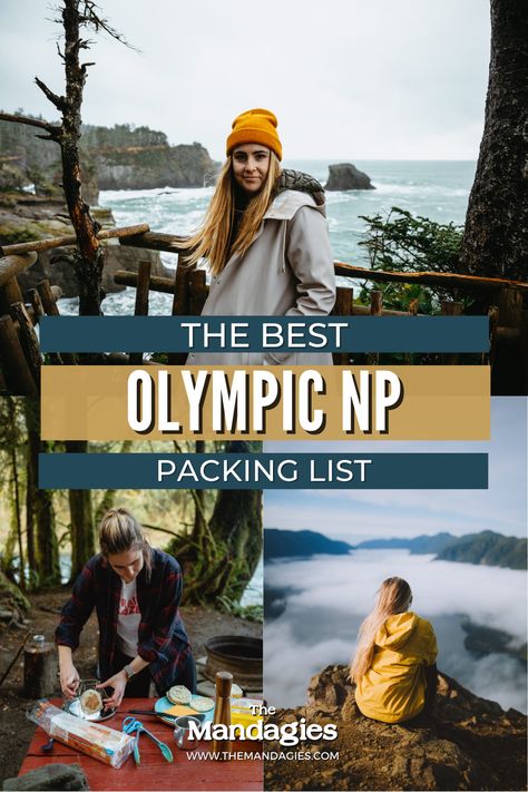 Redwoods Packing List, Hiking Outfit Washington, Olympic National Park Hiking Outfit, Pnw Camping Outfits, Hiking Vacation Packing List, Pnw Packing List Summer, Washington State Packing List, Olympic National Park Outfit, Olympic National Park Packing List