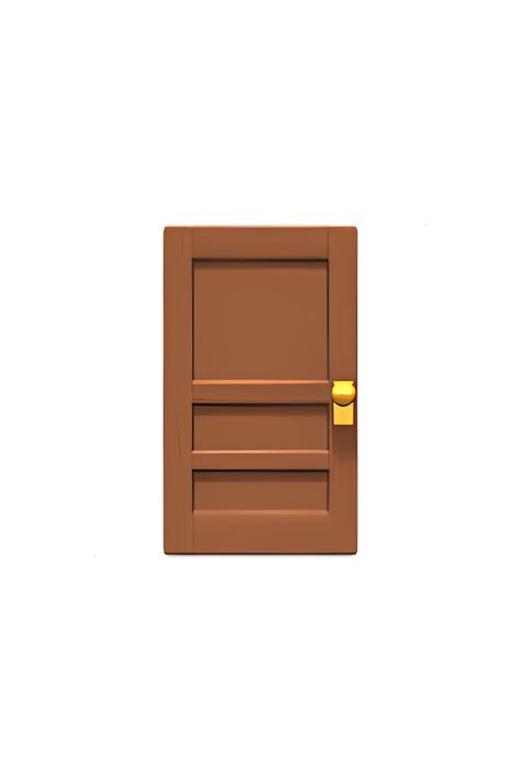 The emoji 🚪 depicts a rectangular door with a doorknob or handle on the left side. The door is shown in a closed position, with two vertical lines representing the panels of the door. The color of the door may vary depending on the platform, but it is typically brown or gray. Door 2d Design, Door Png, Door Animation, I Phone Emoji Png, Ios 8 Emojis, Iphone Png, Meme Emojis No Background, New Emojis Ios 16.4, Apple Emojis