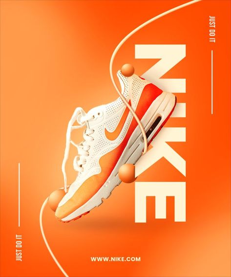 Nike Shoes Social Media Banner Design Template Shoe Poster Design, Nike Poster, Shoe Advertising, Nike Ad, Shoe Poster, Ads Banner, Social Media Branding Design, Fashion Poster Design, Shoes Ads