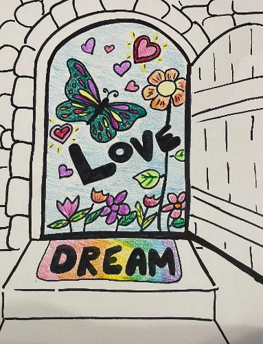 Martin Luther King Jr Art Project | Dream Door - Soul Sparklettes Art Martin Luther King Jr Art, What Is Your Dream, Honeybee Art, Door Black, Jr Art, Kids Art Class, History Art, Black Sharpie, Bee Art