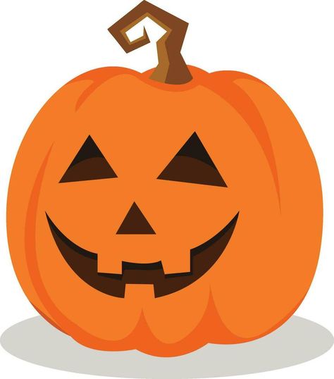 Halloween pumpkin vector cartoon illustration. Halloween scary pumpkin with smile Halloween Pauroso, Pumpkin Illustration, Halloween Cake Topper, Pumpkin Vector, Jack O Lantern Faces, Halloween Clips, Happy Pumpkin, Zucca Halloween, Scary Pumpkin