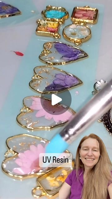 Thousands of Tips | UV Resin Jewelry  #uvresin #earrings #earring #getcreative #diy #crafts #resinartist #uvresin #handmade #uvresin #instagood #easycrafts... | Instagram How To Use Uv Resin, Uv Resin Crafts For Beginners, Resin Uv Jewelry, Uv Resin Earrings Diy, Uv Resin Jewelry Tutorials, Uv Resin Jewelry Ideas, Epoxy Jewelry Diy Ideas, Uv Resin Jewelry Diy, Uv Resin Ideas