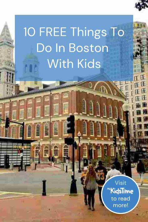 free things to do in Boston with kids Things To Do In Boston With Kids, Boston With Toddler, Boston With Kids, Boston Activities, Day Trips From Boston, Trip To Boston, Free Family Activities, Boston Trip, Boston Vacation