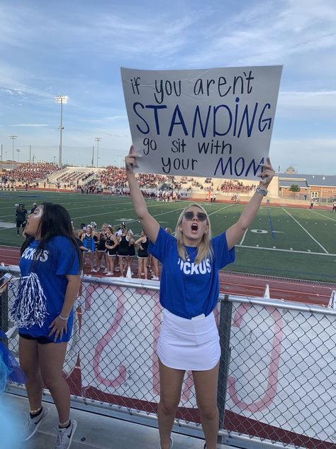 White Out Football Game Poster, Football Game Signs High School, Usa Student Section Theme, Football Theme Posters, Fnl Signs, Football Game Posters, Soccer Mom Outfit Spirit Week, Football Game Signs, High School Football Posters