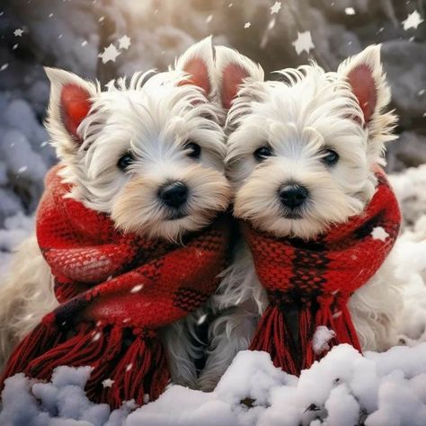 Westies Puppies, Westie Christmas, Christmas Pets, Westie Puppies, Westie Dogs, Kittens And Puppies, Baymax, West Highland Terrier, West Highland White Terrier