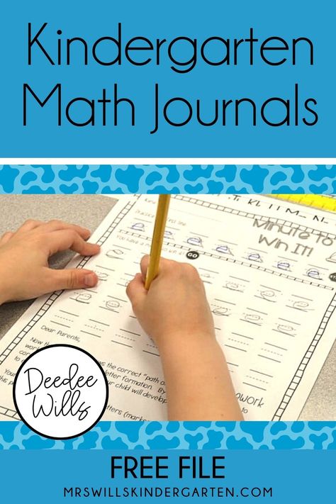 Kindergarten Math Journals, Math Journals Kindergarten, Kindergarten Journals, Math Journal Prompts, Math Centres, Starting Kindergarten, Kindergarten Prep, Math Notebook, Math Journal