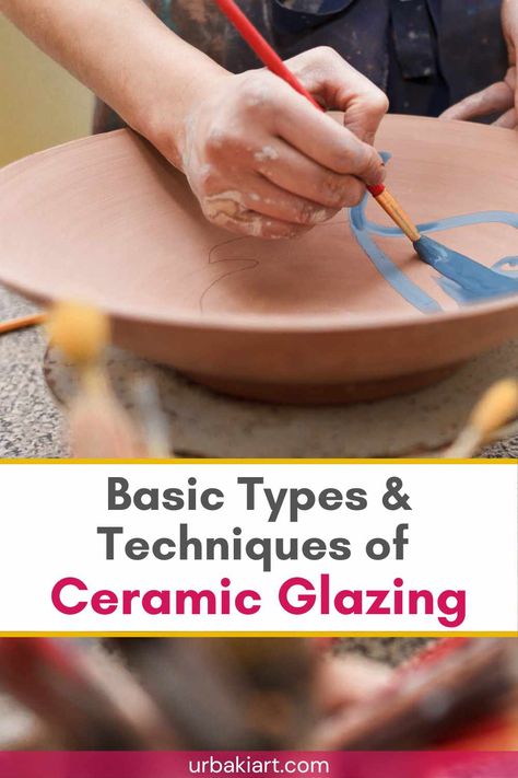 Glazing is a means of adding colors to your pottery. It adds a beautiful touch of finesse to ceramic pieces, giving them gorgeous vibrant colors, bold textures, and a smooth finish. There are many ways to apply nail polish, some more complicated than others. Watching this video you can learn the different types of ceramic glazes and the application techniques to achieve a wide variety of effects. The creator of this video will give you all the information you need about ceramic glazes to... Ceramic Painting Techniques Tips, Tips For Painting Pottery, Cool Glazing Techniques Ceramic Art, Pottery Finishing Techniques, Glazed Ceramic Sculpture, Diy Ceramic Glaze, Glaze Colors For Pottery, Glazing Ceramics Techniques, Pottery Glazing Techniques Tutorials