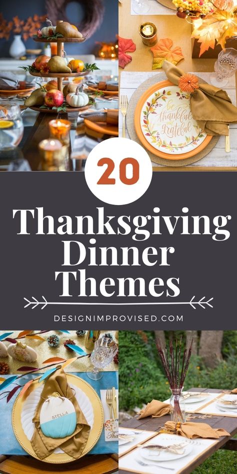 Want a fun theme for your Thanksgiving dinner? Check out these 20 ideas for a beautiful Thanksgiving table. Themed Thanksgiving Dinner, Coastal Thanksgiving, Decorating A Table, Thanksgiving Setting, Dinner Table Decorations, Thanksgiving Dinner Table Decorations, Thanksgiving Dinner Decor, Thanksgiving Kids Table, Outdoor Thanksgiving