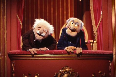 The Top 25 Muppet Characters, Ranked - My dad looks like the one on the left & his friend Bob looks like the one the right:-) Melissa Sue Anderson, Muppets Party, Statler And Waldorf, Muppets Most Wanted, Melissa Gilbert, Muppet Christmas Carol, Michael Landon, Fraggle Rock, Owen Wilson